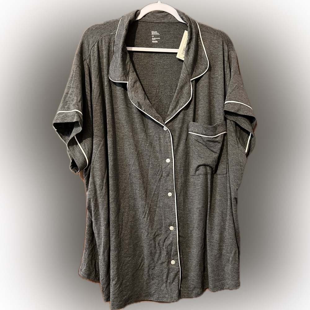 Short sleeve two piece pajama set